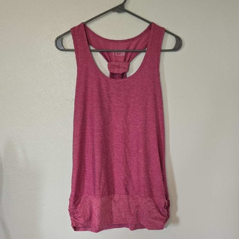 Eddie Bauer Heathered Maroon Racerback Tank Size Medium